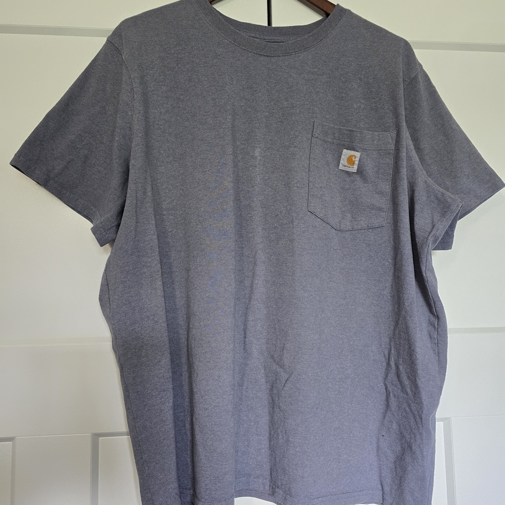 Women's Carhartt Light Purple Gray Short Sleeve Tee